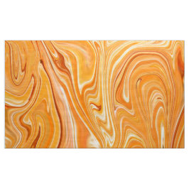 Digitale Oranje gemarmerde textuur3 Fabric Stof