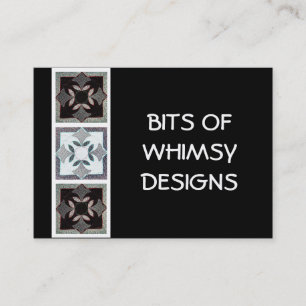 Digitale quilt-Visitekaartjes Visitekaartje