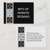 Digitale quilt-Visitekaartjes Visitekaartje (Voorkant / Achterkant)