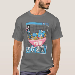 Digitale Ramen Bowl Japan Style Pastel Otaku Anime T-shirt