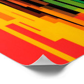 Digitale regen poster (Hoek)