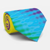 Digitale regenbooglijnen stropdas (Opgerold)