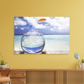 Digitale samenstelling canvas afdruk (Insitu (Woonkamer))