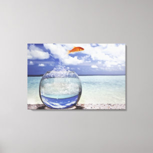 Digitale samenstelling canvas afdruk