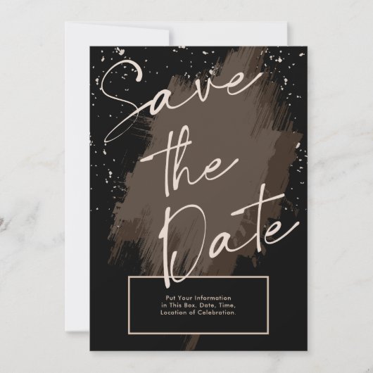 Digitale Save the Date Voeg uw evenement toe Algem Kaart (Voorkant)