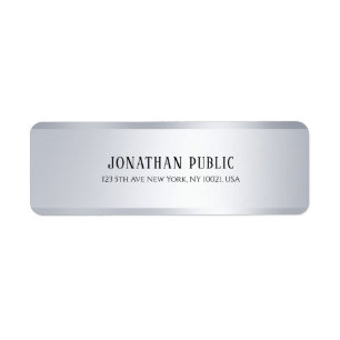 Digitale Sjabloon Eenvoudige aangepaste elegante m Etiket