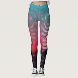 Digitale stedelijke vierkanten: futuristische verv leggings