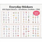 Digitale Stickers voor dagelijks leven (Voorkant)