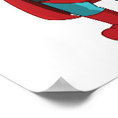 Digitale Superheld Poster & Sticker Printable (Hoek)