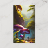 Digitale Surreal Artist QR-code Visitekaartje (Voorkant)