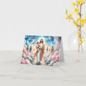 Digitale sympathie voor hond verlies-Jezus met poe Kaart (Gele Bloem)