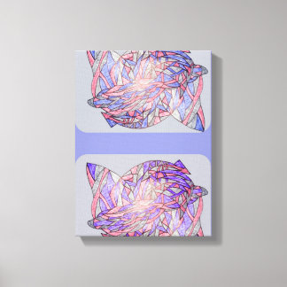 Digitale Tentakels Abstracte Moderne Kunstprint Canvas Afdruk