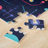 Digitale transformatiepuzzel legpuzzel (Zijkant)