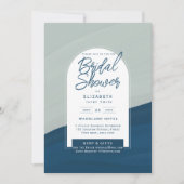 DIGITALE UITNODIGING BRUIDSSLUIER FEest Blauw Mari (Voorkant)