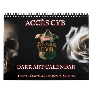 Digitale Vanitas Wandkalender – Horizontaal Kalender