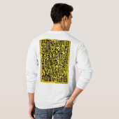 Digitale verbinding: QR Code Artistry Shirt" T-shirt (Achterkant volledig)