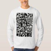 Digitale verbinding: QR Code Artistry Shirt" T-shirt (Voorkant)