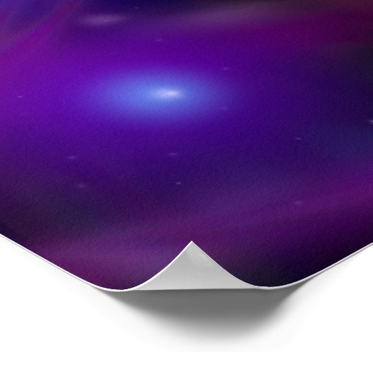 Digitale verf in magische ruimte sterft poster (Hoek)