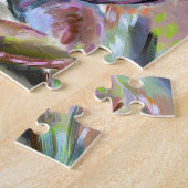 Digitale verf met chromatische draak legpuzzel (Zijkant)