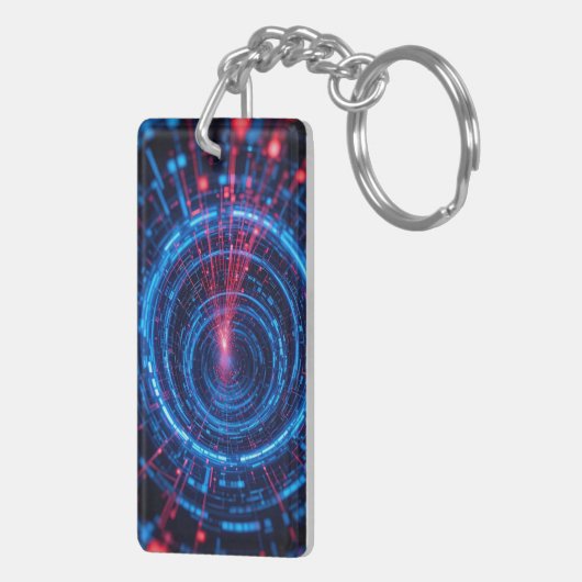 Digitale vesting: de veilige stroom sleutelhanger (Achterkant Rechts)