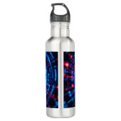 Digitale vesting: de veilige stroom waterfles (Achterkant)