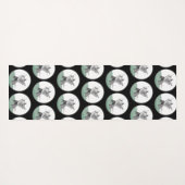 Digitale warrior - Aangepaste achtergrondkleur Yogamat (Achterkant (horizontaal))