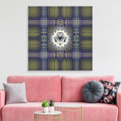 Digitale Wereld Canvas Afdruk (Insitu (Woonkamer))