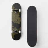 Digitale Wereldkaart Skateboard (Voorkant)