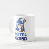 Digitale wizard koffiemok (Voorkant links)