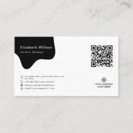 Digitale zakelijke Logo Professionele QR-code Visitekaartje