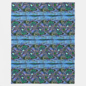 Digitale zwembadwater textuur  Digitaal waterpapie Fleece Deken (Voorkant)