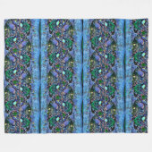 Digitale zwembadwater textuur  Digitaal waterpapie Fleece Deken (Voorkant (Horizontaal))
