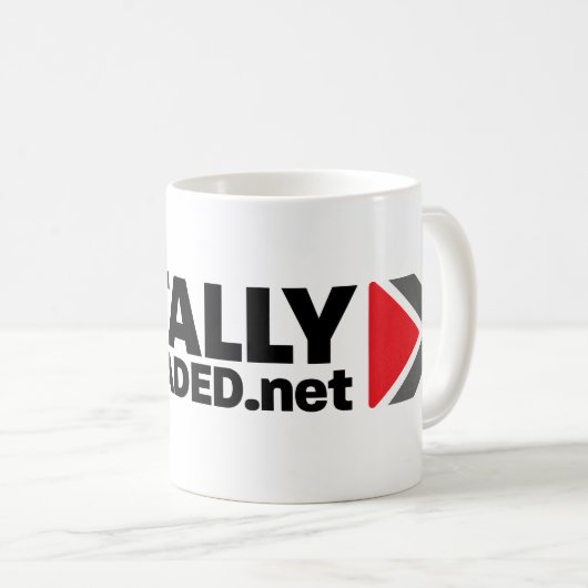 DigitallyDownloaded.net Coffee Mug (Devant droit)