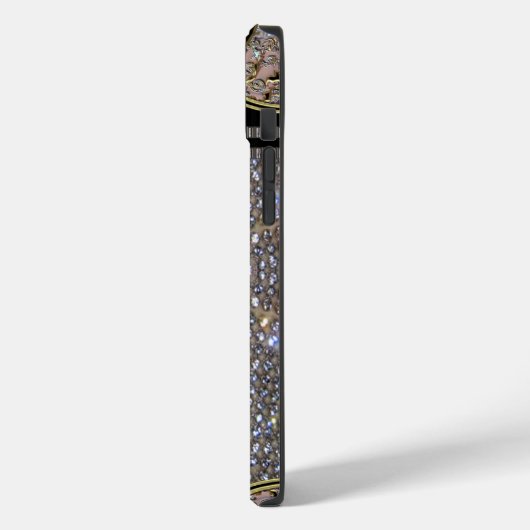 Digloos Elegant Chic Unieke Monogram Case-Mate iPhone Case (Achterkant / Links)