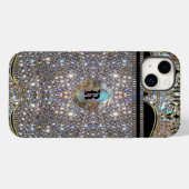 Digloos Elegant Chic Unieke Monogram Case-Mate iPhone Case (Achterkant (horizontaal))