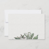 Dignité - carte pour notes de Merci de perte (Dos)