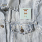 Digraphs, Trigrafen leren Engels Phonics Vierkante Button 5,1 Cm (In situ)