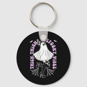 Dijen Spooky Vibes Schattige Ghost Halloween Bats Sleutelhanger