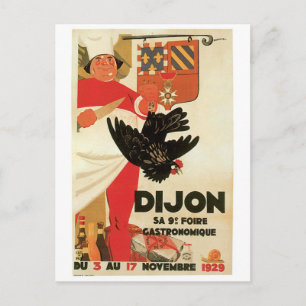 Dijon Chicken  Food and Art Briefkaart