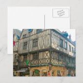 Dijon, middeleeuws gebouw gebruikt als apotheek briefkaart (Voorkant / Achterkant)