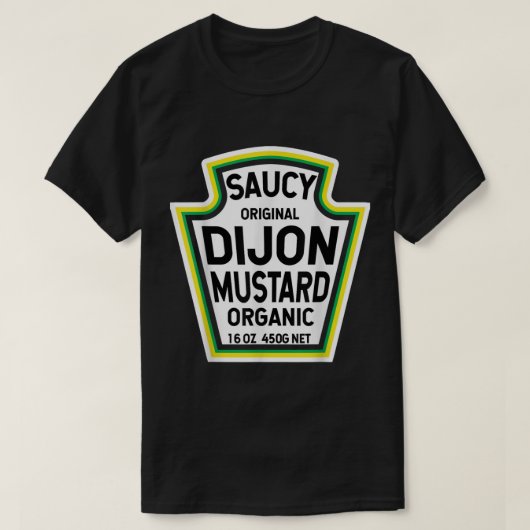 Dijon Mustard Easy Halloween Costume Matching Grou T-shirt (Design voorkant)
