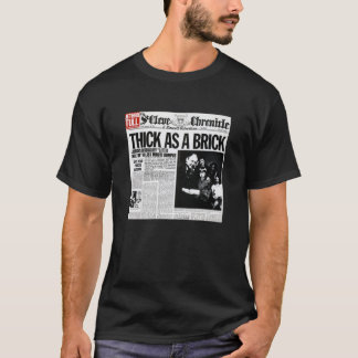 Dik als een brick bevestigd t-shirt