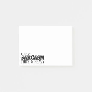 Dik & Zwaar sarcasme Post-it® Notes