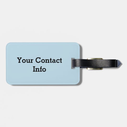 dikke bij bagagelabel (Achterkant horizontaal)