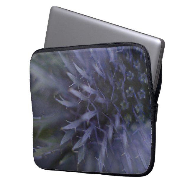 dikke bloem laptop sleeve (Voorkant Links)