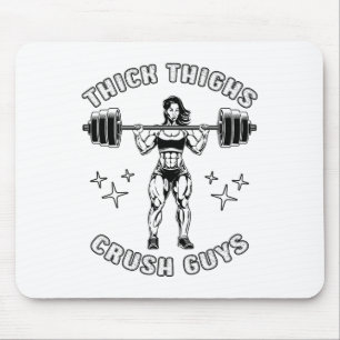 Dikke Dijen Crush Jongens Grappige Gym Workout Bod Muismat