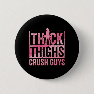 Dikke Dijen Crush Jongens Grappige Gym Workout Bod Ronde Button 5,7 Cm