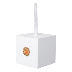 Dikke Dijen en Griezelige Stemmingen Ghost Hallowe Kubus Ornament