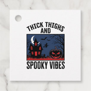 Dikke Dijen En Griezelige Trillingen Halloween T-s Bedankjes Labels