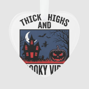 Dikke Dijen En Griezelige Trillingen Halloween T-s Ornament